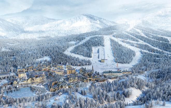 国家级滑雪旅游度假地内蒙古呼伦贝尔市扎兰屯金龙山滑雪旅游度假地(图1)