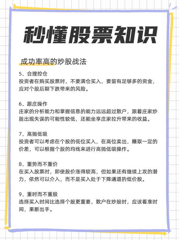 九游体育：成功率高的炒股战法？炒股胜率高的技巧？(图2)
