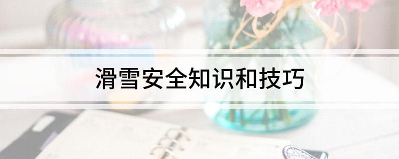 滑雪安全知识和技巧(图1)
