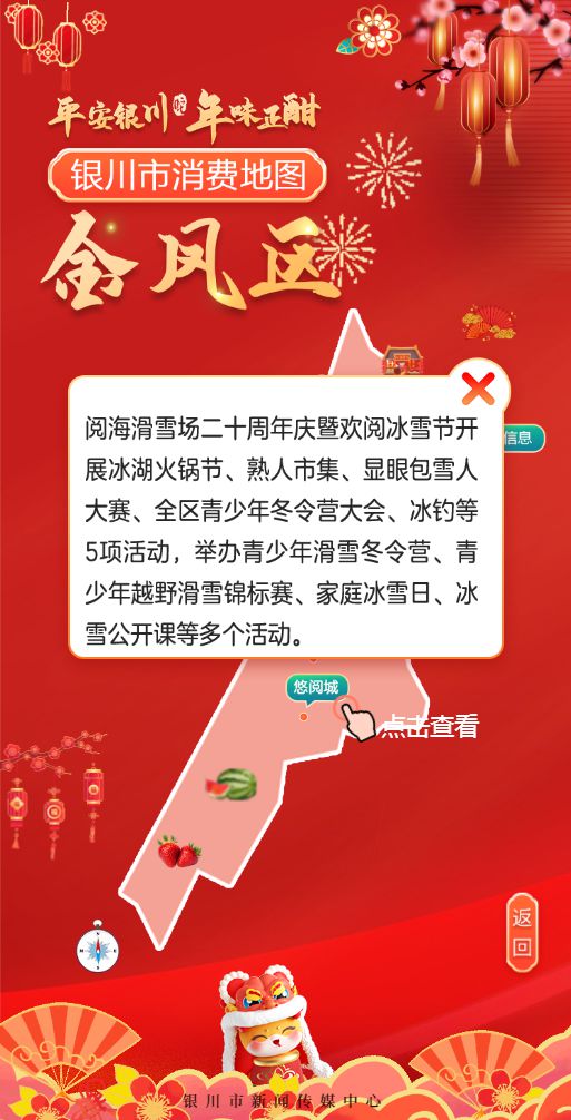 九游体育网站：收藏在银川寻找年味？请带上这张消费地图！(图2)