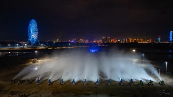 哈尔滨冰雪大世界造雪启动！(图1)
