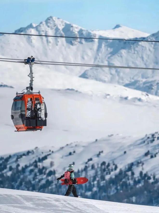 新疆阿勒泰的粉雪有多绝演员杨洋连滑7天玩嗨了(图2)